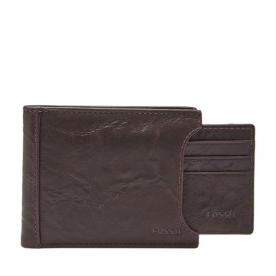 St. Louis Cardinals Fossil Ryan RFID Passcase Wallet - Black