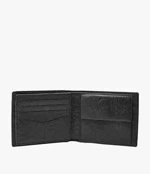 Portefeuille à deux volets Neel avec grande poche porte-monnaie