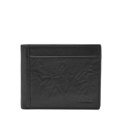 Fossil Men's Bronson Front Pocket Wallet Black ML4460001