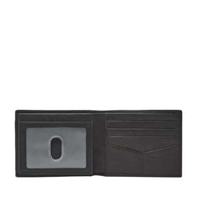 Fossil Louisville Cardinals Black Quinn Flip ID Bifold Wallet