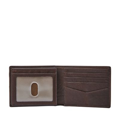 a brown color wallet made from high-quality leather can emboss with your choice is the best gift for older men