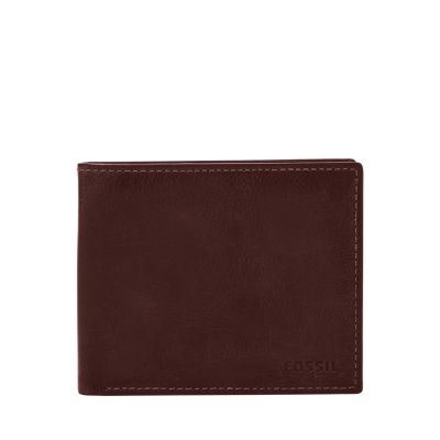 Fossil wallet best sale with coin pocket