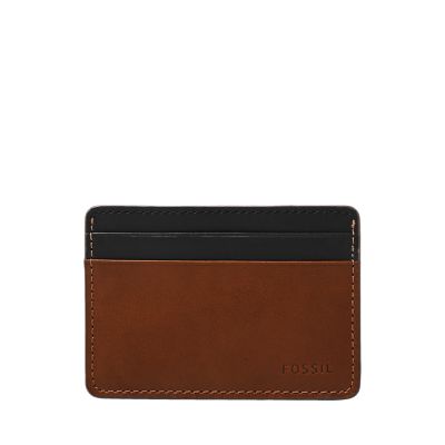 fossil business card holder