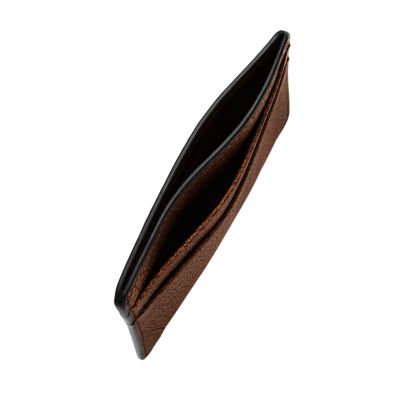 Men's Card Cases & Money Clip Wallets - Fossil