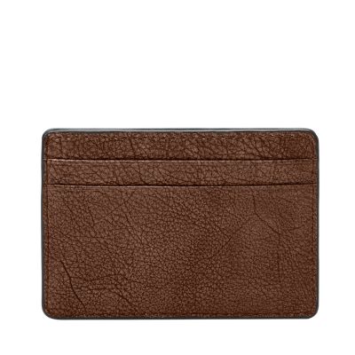 Men's Card Cases & Money Clip Wallets - Fossil