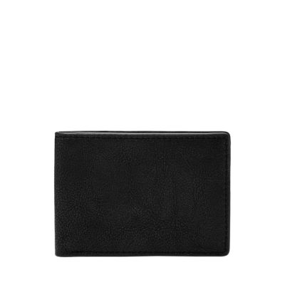 Santoni Men's Saffiano Leather Bifold Wallet