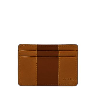 Two Tone Business Card Case, 09 Brown