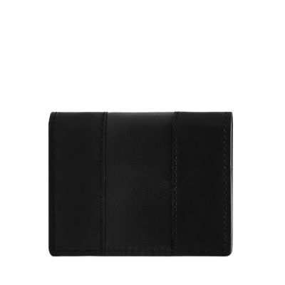 Everett Leather Card Case Bifold Wallet