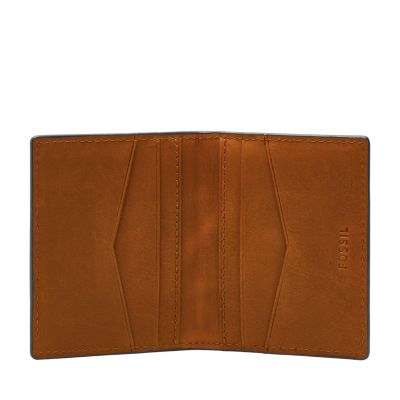 Fossil Everett Leather Wallet - Men's Bags in Brown