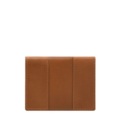 Fossil Men's Everett Leather Card Case Wallet