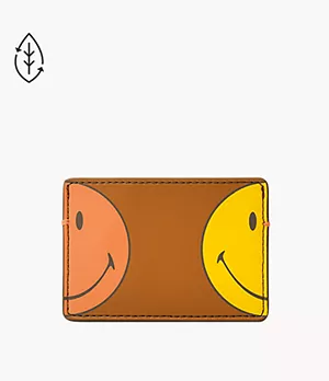 Fossil X Smiley® カクタスレザー カードケース