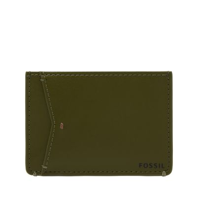 Joshua Cactus Leather Card Case - ML4461376 - Fossil