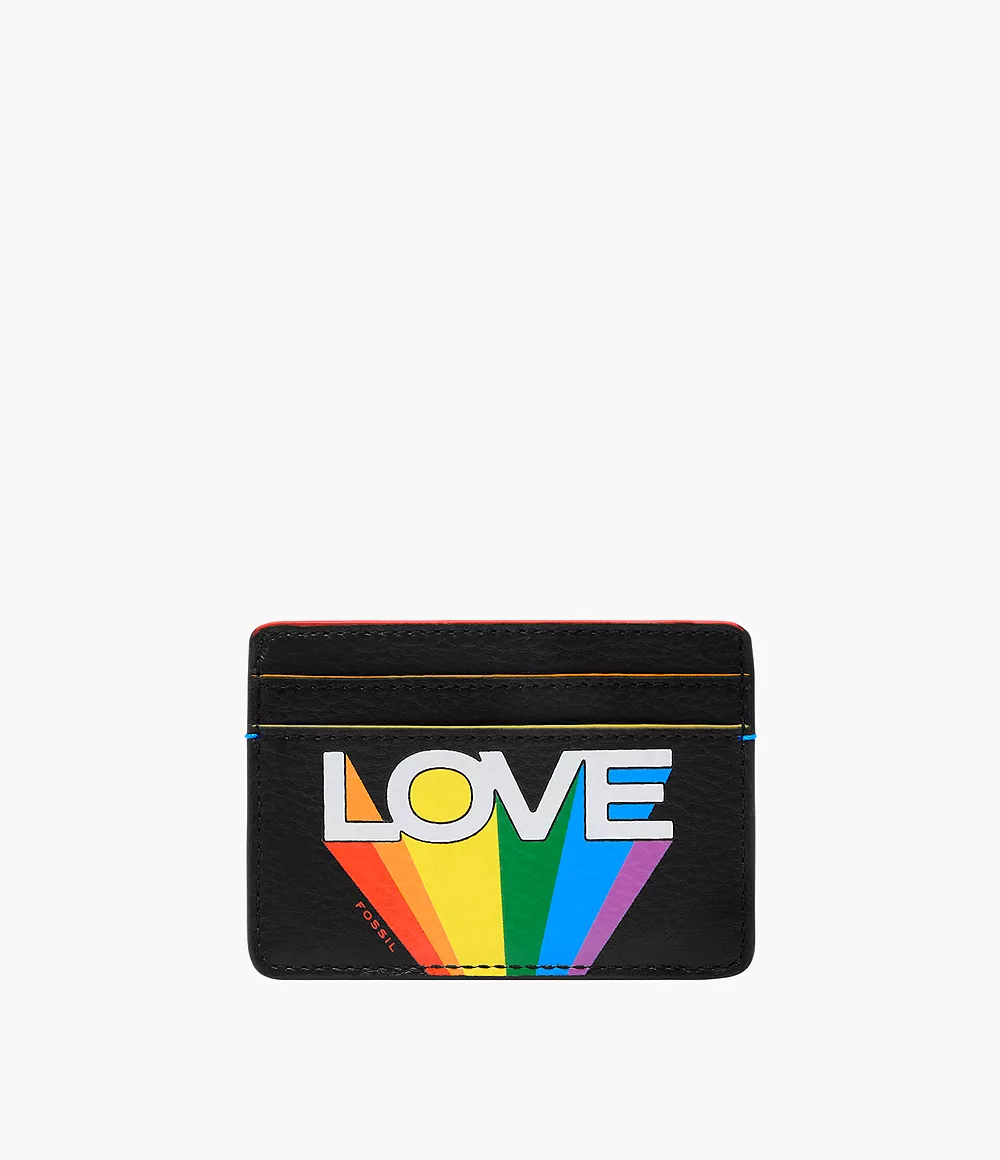 Fossil Unisex Limited Edition Pride Bronson Card Case
