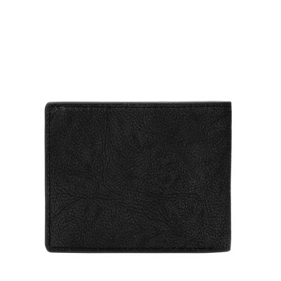 Calvin Klein Embossed Bifold Black Leather Wallet For Men