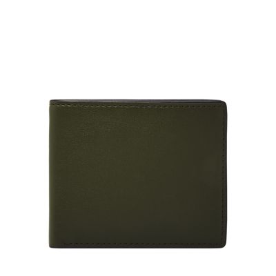 Smythson Navy Panama Slim Leather Wallet