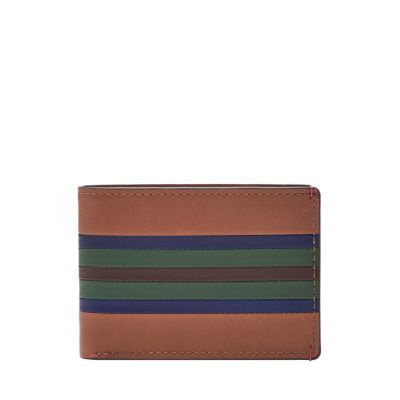 

Fossil Homme Portefeuille à deux volets Bronson avec poche avant