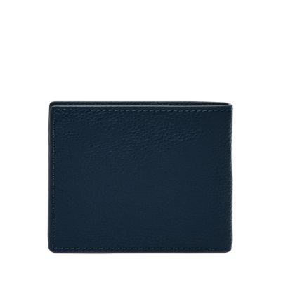  Fossil Men's Anderson Leather Slim Minimalist Bifold Front  Pocket Wallet, Black, (Model: ML4577001) : Clothing, Shoes & Jewelry