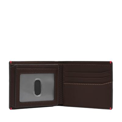 Mens Wallets Leather Wallets For Men In Black Brown More Fossil