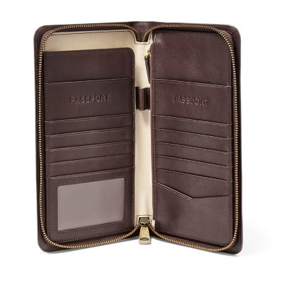 Fossil best sale travel wallet