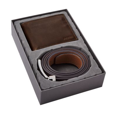 Coffret cadeau pour homme avec montre, ceinture, portefeuille