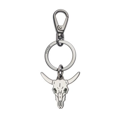 Cow Skull Key Fob