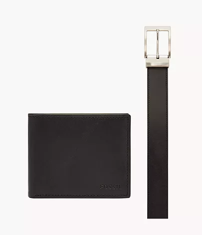 BROWN Leather Men's Bi Fold Wallet with Fixed Flip Up single Window ID