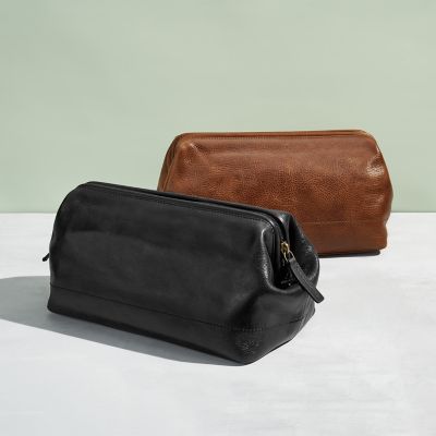 Fossil mens toiletry bag on sale