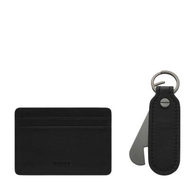 Steven Card Case and Keyfob Bottle Opener Gift Set