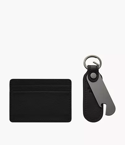 Steven Card Case and Keyfob Bottle Opener Gift Set