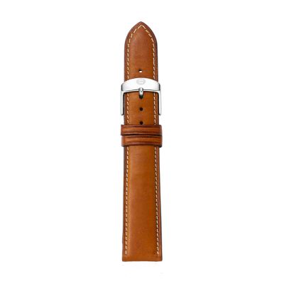 16mm Saddle Calfskin Strap MS16AA270216 - MICHELE®