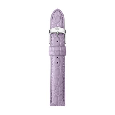 16mm Lavender Alligator Leather Strap