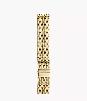 16mm Deco Seven-Link 18K Gold Bracelet
