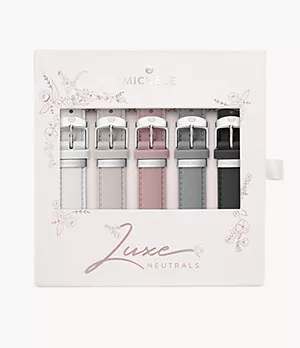 16mm Luxe Neutrals Silicone Interchangeable Strap Gift Set