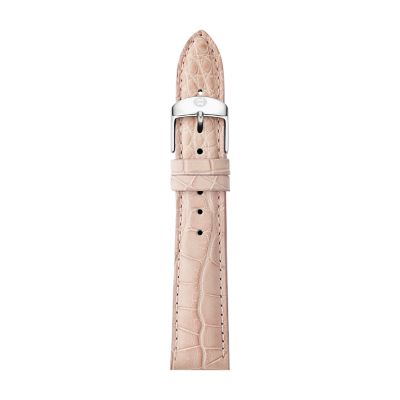 Fossil 18mm blush outlet leather strap