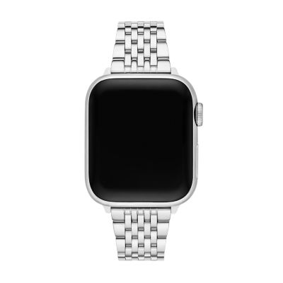 Tapered Seven Link Stainless Steel Bracelet Band for Apple Watch