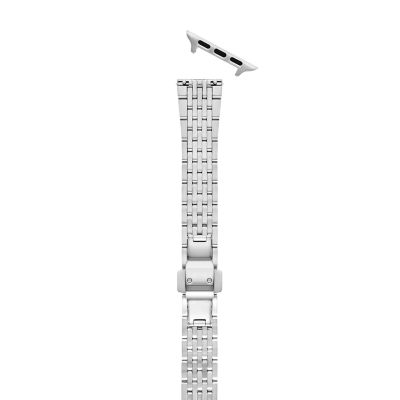 Tapered Seven Link Stainless Steel Bracelet Band for Apple Watch