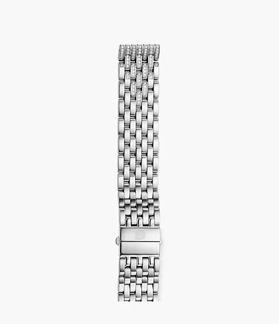 Taper Seven-Link Steel MICHELE® Diamonds MS18EA235009 - 18mm with Deco Bracelet