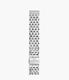 Bracelet à sept maillons en acier inoxydable avec diamants 18 mm Caber Isle