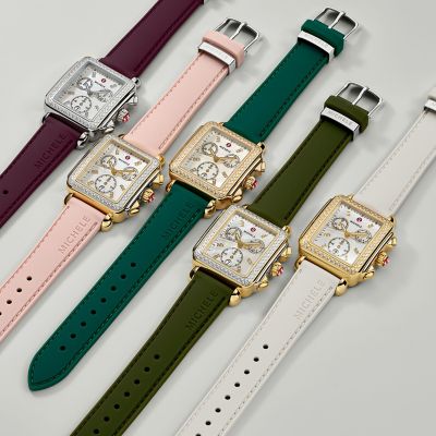 Luxe Garden Silicone Interchangeable Strap Set 18 mm MS18S06SET