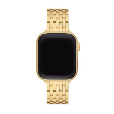 Gold apple watch hotsell series 4 black band