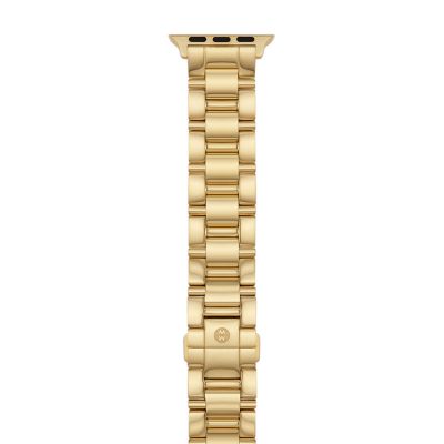 Gold metal 2025 watch strap