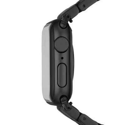 38/40/41mm and 42/44/45/49mm Black Silicone-Wrapped Bracelet Band for Apple  Watch® MS20GP479001 - MICHELE®