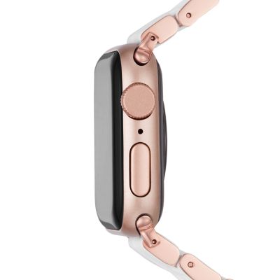 White and rose discount gold apple watch