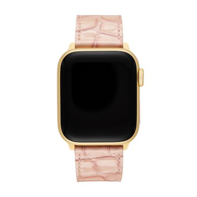 38/40/41/42mm and 42/44/45/46/49mm Ballet Pink Leather