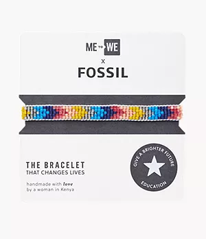 ME to WE x Fossil Micro Bead Education Bracelet