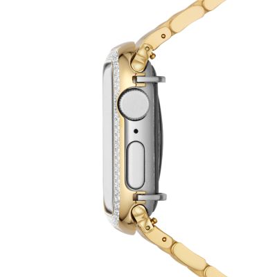 Series 7-9 41MM Diamond Case For Apple Watch® in Two-Tone 18K Gold