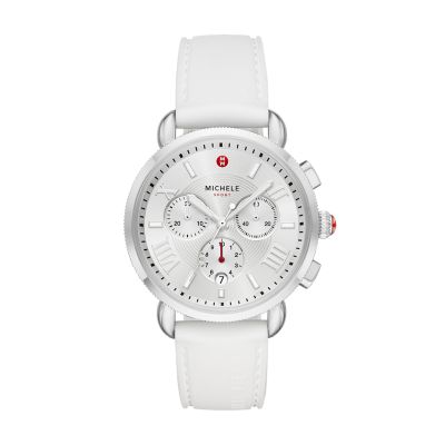 Sporty Sport Sail White Silicone Watch MWW01P000017 MICHELE