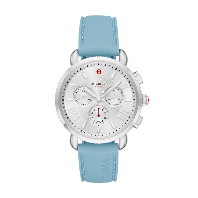 Sporty Sport Sail White Silicone Watch MWW01P000017 MICHELE