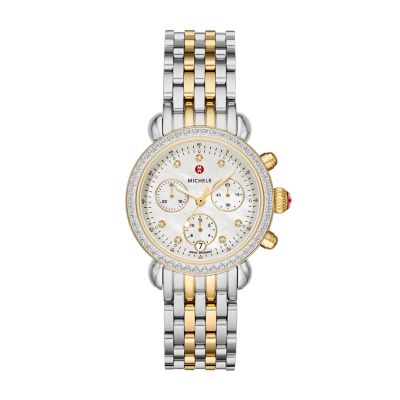 CSX 36 Two-Tone 18k Gold Diamond Watch