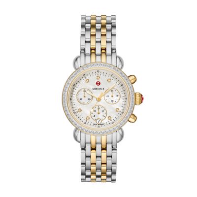 18k gold diamond watch